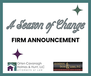 Text reads A Season of Change - Firm Announcement